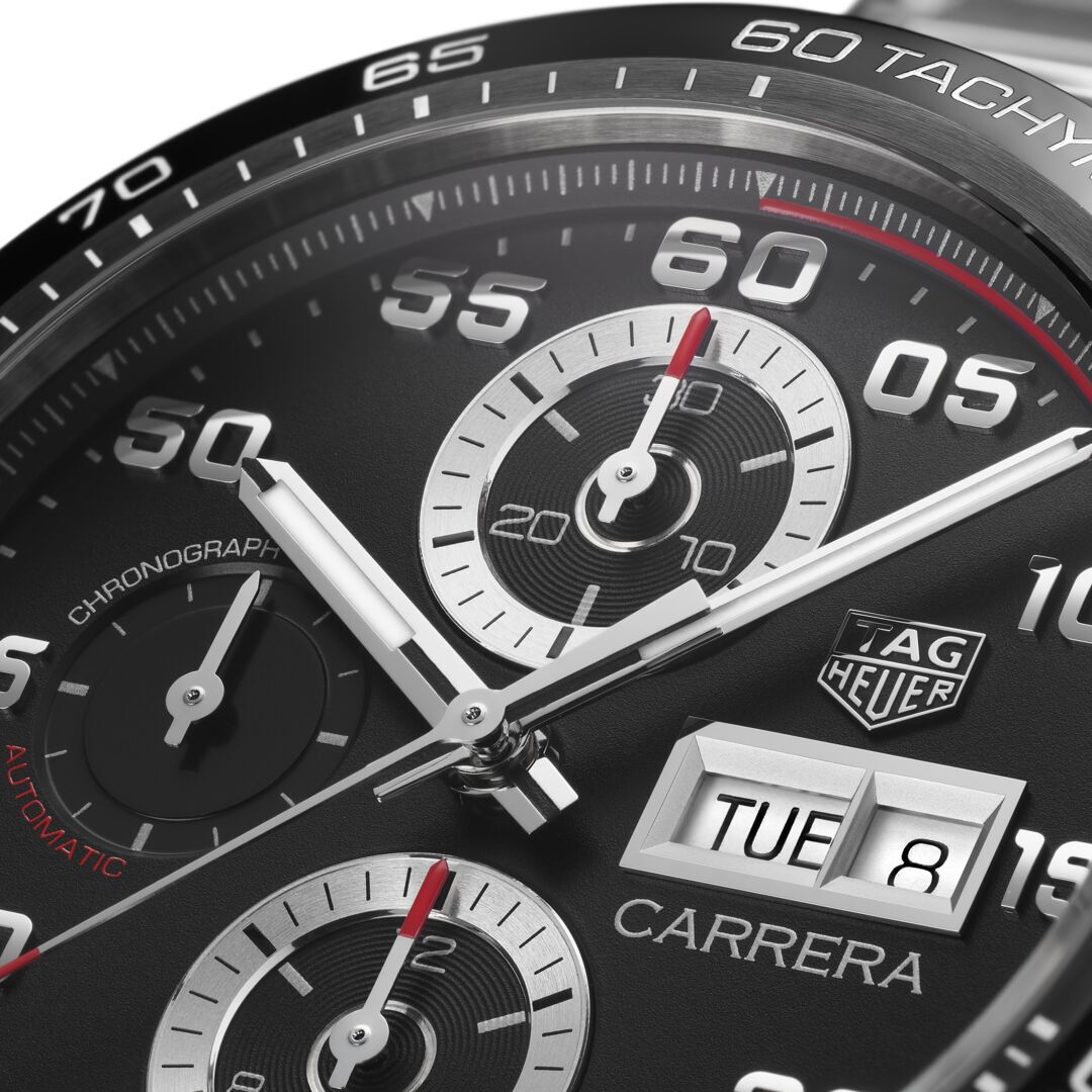 TAG Heuer Carrera Automatic Chronograph 44 mm Stainless Steel CBN2A1AA.BA0643